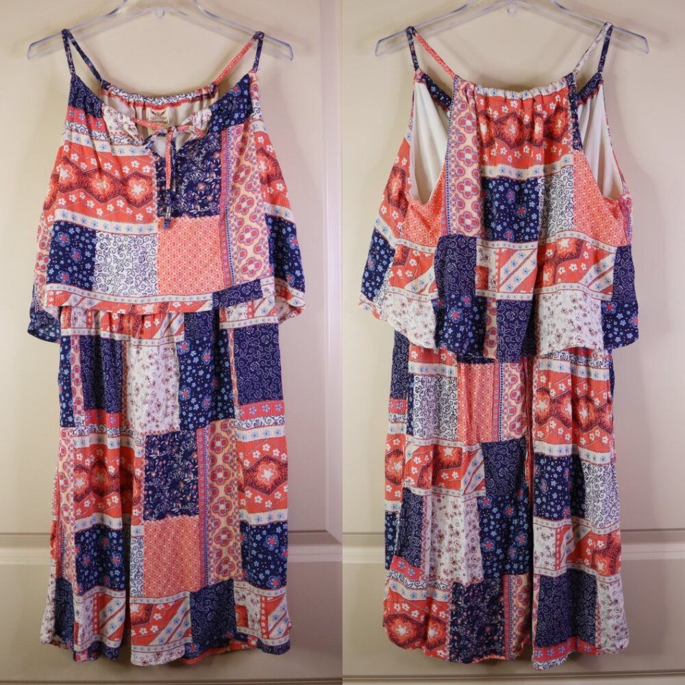 Faded Glory cute floral pattern summer strap dress